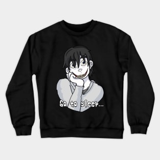 Jeff the Killer With Text Crewneck Sweatshirt